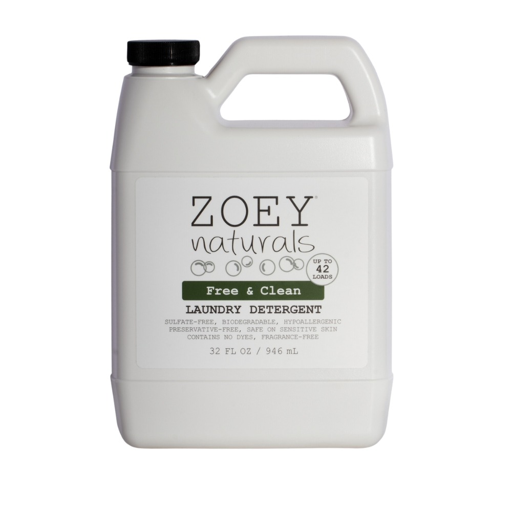 Sulfate free dye free baby safe laundry detergent